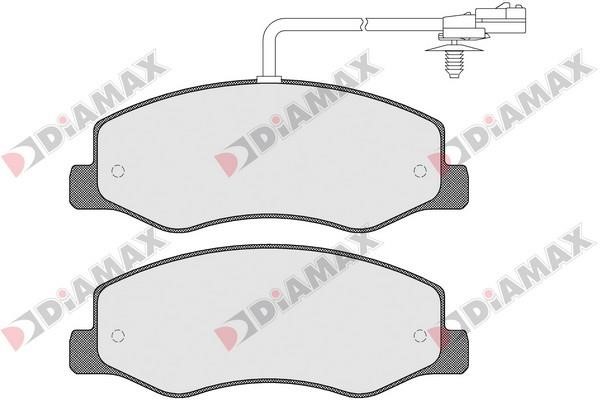 Diamax N09257 Brake Pad Set, disc brake N09257: Buy near me in Poland at 2407.PL - Good price!