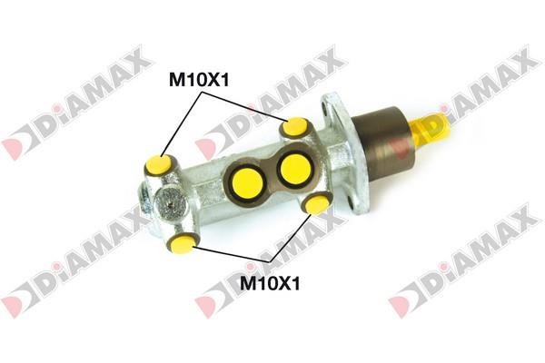 Diamax N04308 Brake Master Cylinder N04308: Buy near me in Poland at 2407.PL - Good price!