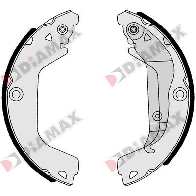 Diamax N01173 Brake shoe set N01173: Buy near me in Poland at 2407.PL - Good price!