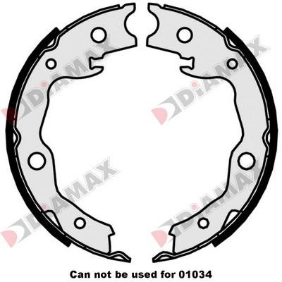 Diamax N01373 Parking brake shoes N01373: Buy near me at 2407.PL in Poland at an Affordable price!