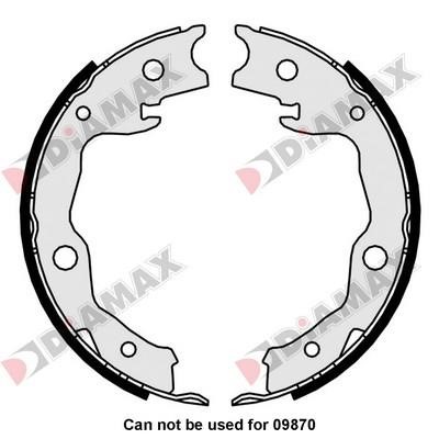 Diamax N01377 Parking brake shoes N01377: Buy near me in Poland at 2407.PL - Good price!