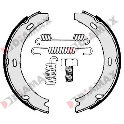 Diamax N01227 Parking brake shoes N01227: Buy near me in Poland at 2407.PL - Good price!