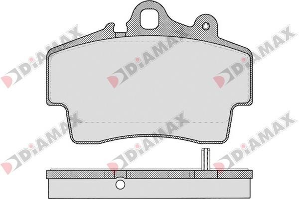 Diamax N09651 Гальмівні колодки, комплект N09651: Приваблива ціна - Купити у Польщі на 2407.PL!