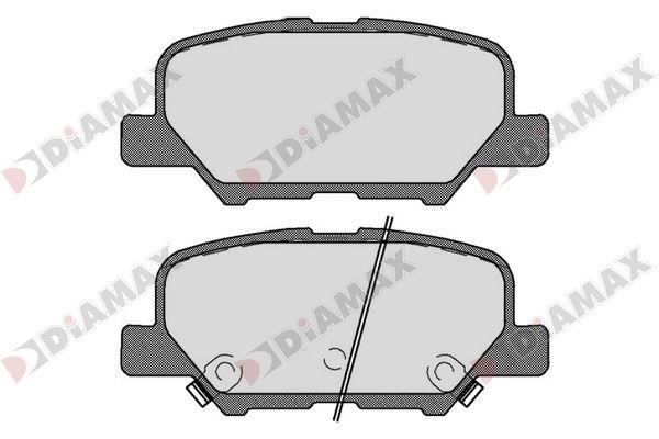 Diamax N09685 Brake Pad Set, disc brake N09685: Buy near me in Poland at 2407.PL - Good price!