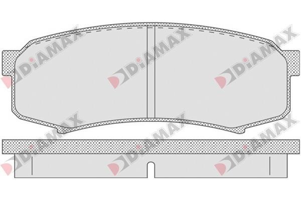 Diamax N09624 Brake Pad Set, disc brake N09624: Buy near me in Poland at 2407.PL - Good price!