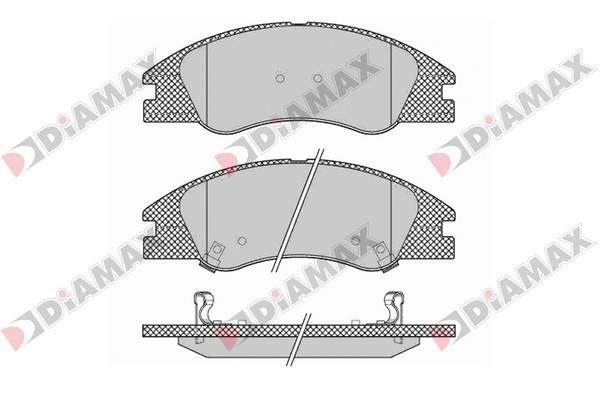 Diamax N09417 Brake Pad Set, disc brake N09417: Buy near me in Poland at 2407.PL - Good price!