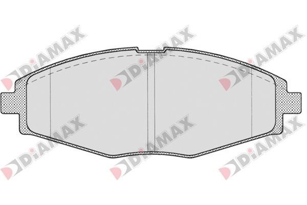 Diamax N09648 Brake Pad Set, disc brake N09648: Buy near me in Poland at 2407.PL - Good price!