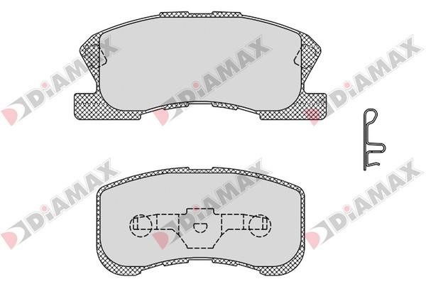 Diamax N09301 Brake Pad Set, disc brake N09301: Buy near me in Poland at 2407.PL - Good price!
