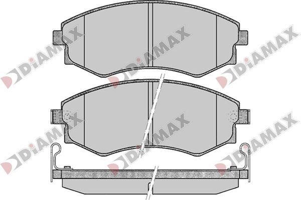 Diamax N09766 Brake Pad Set, disc brake N09766: Buy near me in Poland at 2407.PL - Good price!