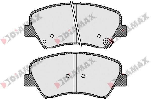Diamax N09608 Brake Pad Set, disc brake N09608: Buy near me in Poland at 2407.PL - Good price!
