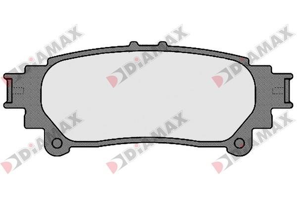 Diamax N09252 Brake Pad Set, disc brake N09252: Buy near me in Poland at 2407.PL - Good price!