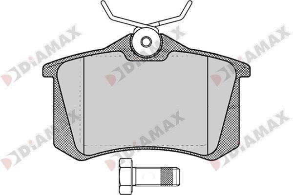 Diamax N09678 Тормозные колодки дисковые задние, комплект N09678: Отличная цена - Купить в Польше на 2407.PL!