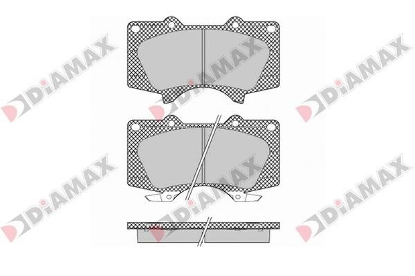 Diamax N09573 Klocki hamulcowe, zestaw N09573: Dobra cena w Polsce na 2407.PL - Kup Teraz!