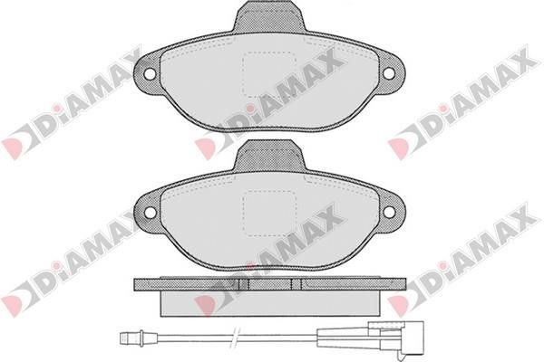 Diamax N09385 Brake Pad Set, disc brake N09385: Buy near me in Poland at 2407.PL - Good price!