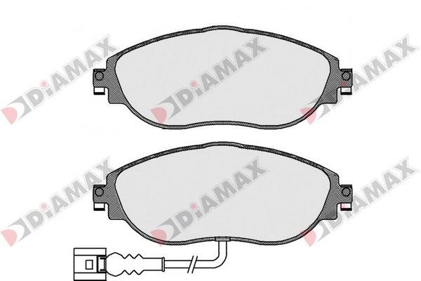 Diamax N09598 Brake Pad Set, disc brake N09598: Buy near me in Poland at 2407.PL - Good price!
