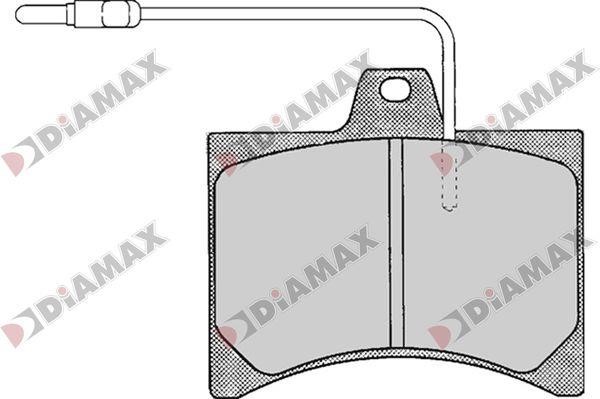 Diamax N09787 Brake Pad Set, disc brake N09787: Buy near me in Poland at 2407.PL - Good price!