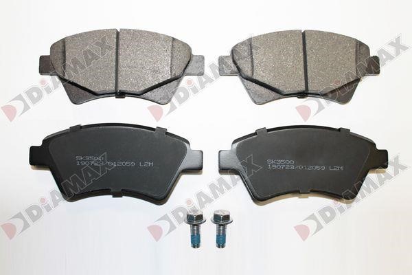 Diamax N09908 Brake Pad Set, disc brake N09908: Buy near me in Poland at 2407.PL - Good price!