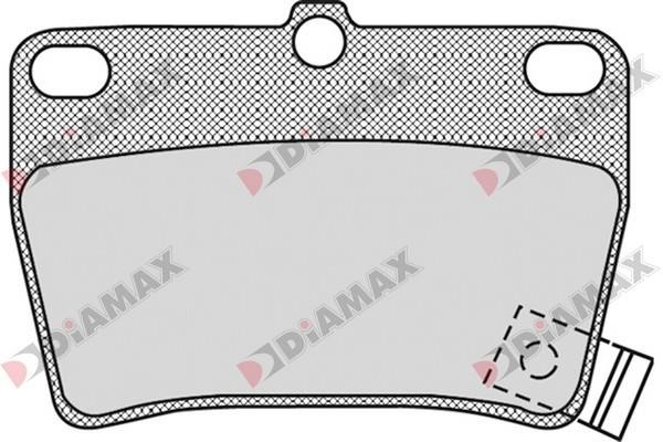 Diamax N09626 Brake Pad Set, disc brake N09626: Buy near me in Poland at 2407.PL - Good price!