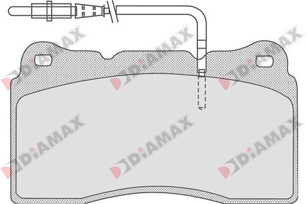 Diamax N09270 Тормозные колодки дисковые, комплект N09270: Отличная цена - Купить в Польше на 2407.PL!