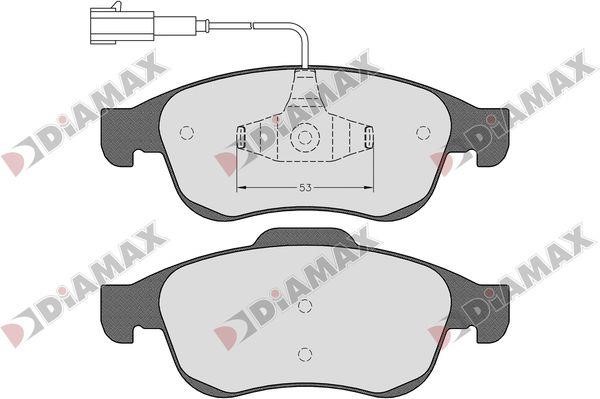 Diamax N09782 Brake Pad Set, disc brake N09782: Buy near me in Poland at 2407.PL - Good price!