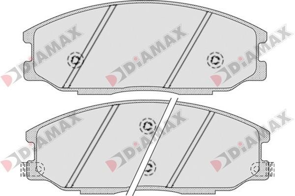 Diamax N09695 Klocki hamulcowe, zestaw N09695: Dobra cena w Polsce na 2407.PL - Kup Teraz!