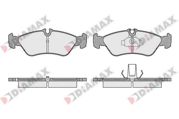 Diamax N09507 Brake Pad Set, disc brake N09507: Buy near me in Poland at 2407.PL - Good price!