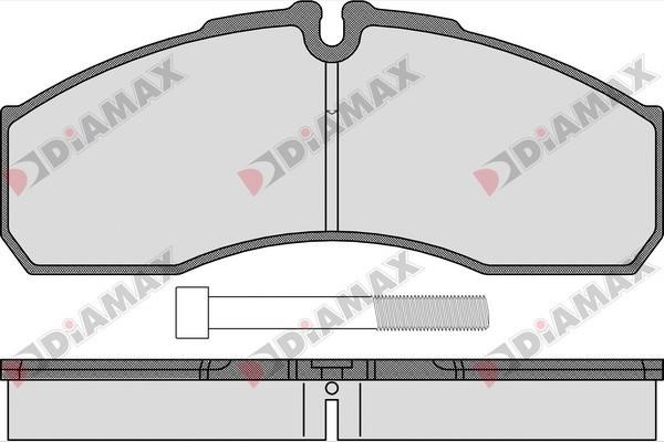 Diamax N09452 Brake Pad Set, disc brake N09452: Buy near me in Poland at 2407.PL - Good price!