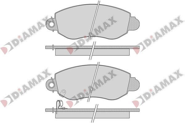 Diamax N09772 Brake Pad Set, disc brake N09772: Buy near me at 2407.PL in Poland at an Affordable price!