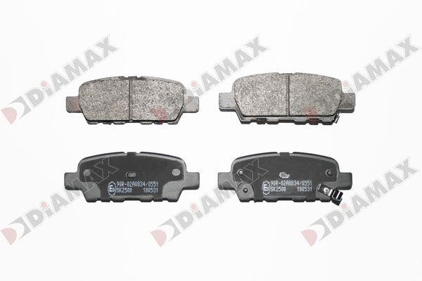 Diamax N09869 Brake Pad Set, disc brake N09869: Buy near me in Poland at 2407.PL - Good price!