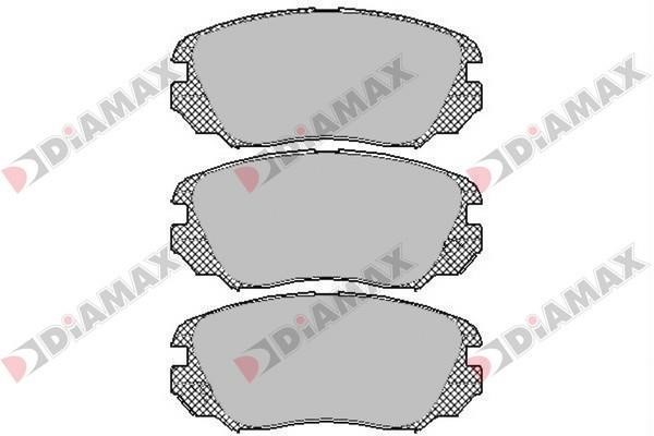 Diamax N09438 Brake Pad Set, disc brake N09438: Buy near me in Poland at 2407.PL - Good price!