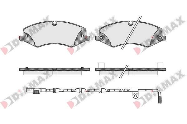 Diamax N09509A Brake Pad Set, disc brake N09509A: Buy near me in Poland at 2407.PL - Good price!