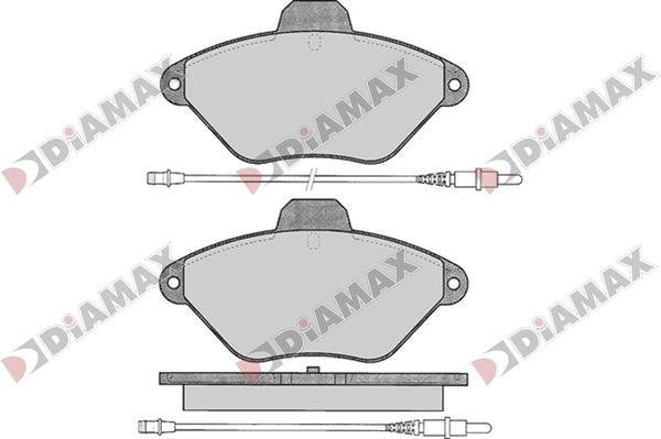 Diamax N09803 Brake Pad Set, disc brake N09803: Buy near me in Poland at 2407.PL - Good price!