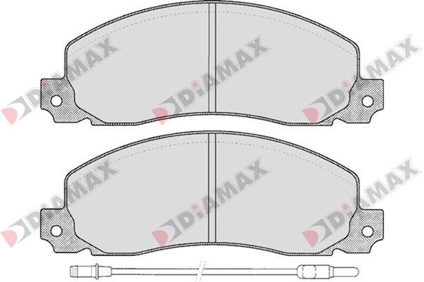 Diamax N09156 Тормозные колодки дисковые, комплект N09156: Отличная цена - Купить в Польше на 2407.PL!