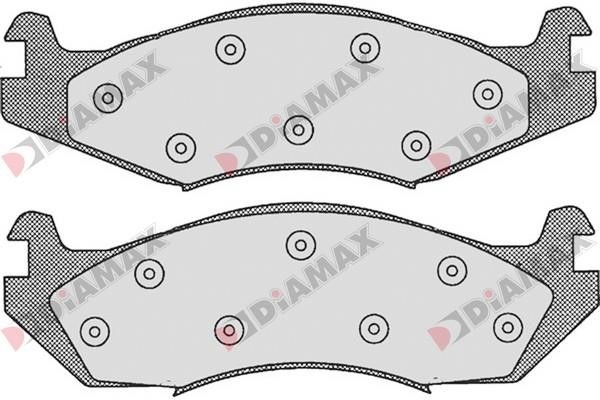 Diamax N09638 Brake Pad Set, disc brake N09638: Buy near me in Poland at 2407.PL - Good price!