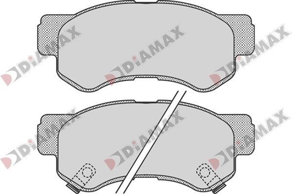 Diamax N09773 Гальмівні колодки, комплект N09773: Приваблива ціна - Купити у Польщі на 2407.PL!