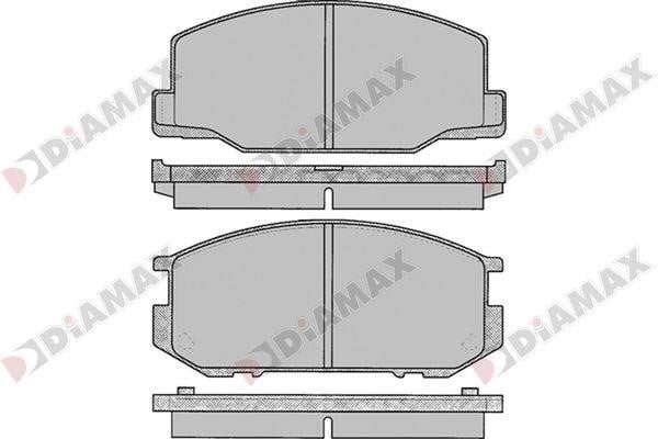 Diamax N09724 Brake Pad Set, disc brake N09724: Buy near me in Poland at 2407.PL - Good price!
