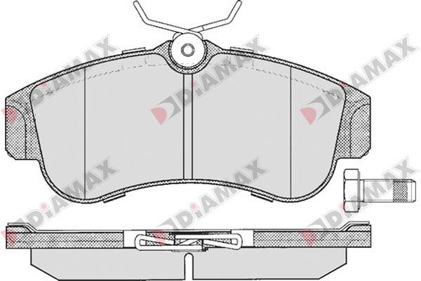 Diamax N09131 Brake Pad Set, disc brake N09131: Buy near me in Poland at 2407.PL - Good price!