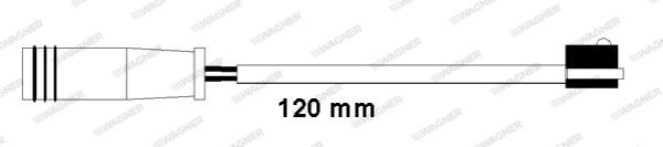 Wagner WWI308 Датчик износа тормозных колодок WWI308: Отличная цена - Купить в Польше на 2407.PL!