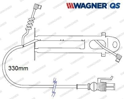 Wagner 587056W Warning contact, brake pad wear 587056W: Buy near me at 2407.PL in Poland at an Affordable price!