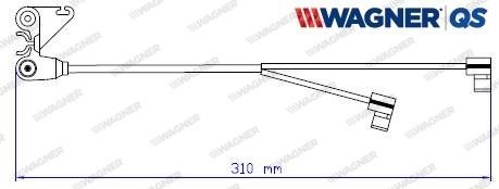 Wagner 587060W Warning contact, brake pad wear 587060W: Buy near me in Poland at 2407.PL - Good price!