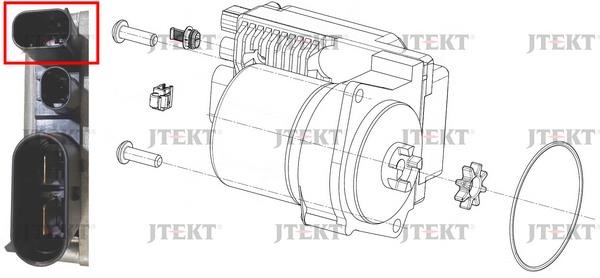 JTEKT 6916003481 Electric Motor, steering gear 6916003481: Buy near me at 2407.PL in Poland at an Affordable price!