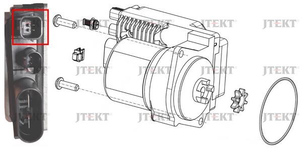 JTEKT 6916003624 Electric Motor, steering gear 6916003624: Buy near me in Poland at 2407.PL - Good price!