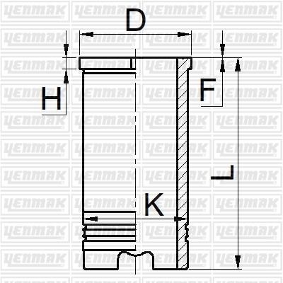 Yenmak 52-05266-000 Cylinder Sleeve Kit 5205266000: Buy near me at 2407.PL in Poland at an Affordable price!