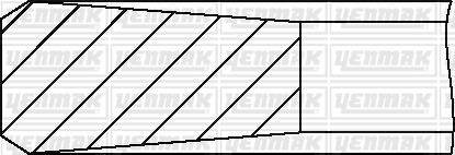 Yenmak 91-09645-000 Piston Ring Kit 9109645000: Buy near me in Poland at 2407.PL - Good price!