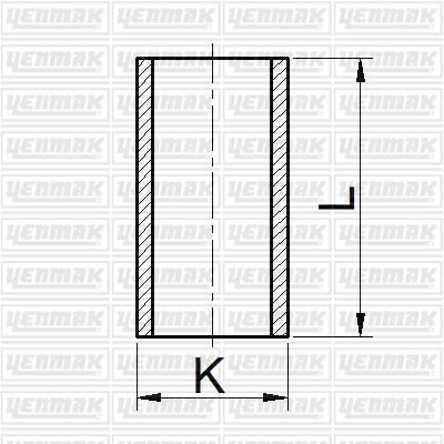 Yenmak 51-66140-000 Cylinder Sleeve 5166140000: Buy near me at 2407.PL in Poland at an Affordable price!