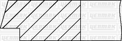 Piston Ring Kit Yenmak 91-09447-000