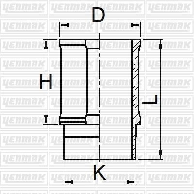 Yenmak 51-05887-000 Робоча втулка циліндра 5105887000: Приваблива ціна - Купити у Польщі на 2407.PL!