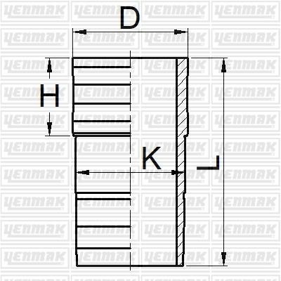 Yenmak 51-05755-000 Гильза цилиндра 5105755000: Отличная цена - Купить в Польше на 2407.PL!