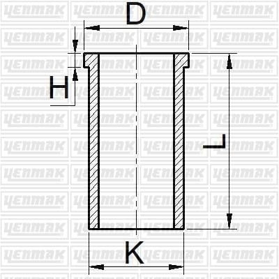 Yenmak 51-65491-000 Cylinder Sleeve 5165491000: Buy near me at 2407.PL in Poland at an Affordable price!
