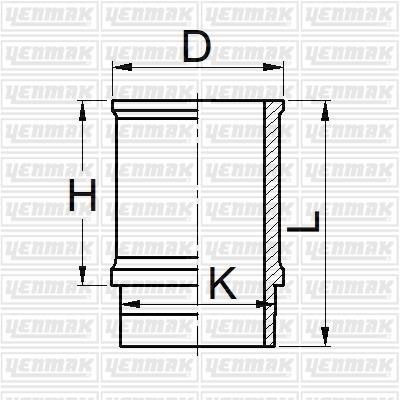 Yenmak 51-05875-000 Гильза цилиндра 5105875000: Отличная цена - Купить в Польше на 2407.PL!